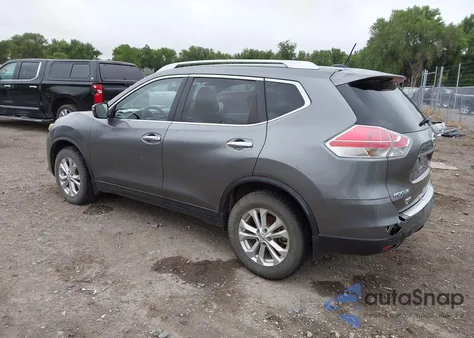 2015 Nissan Rogue Sv z USA, uszkodzony, nr VIN KNMAT2MV5FP554079